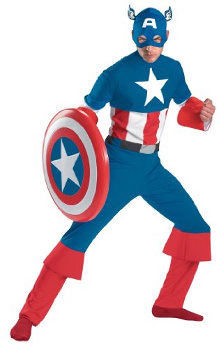  Captain America Classic Costume Adult X-Large 42-46