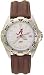 Alabama Crimson Tide NCAA Men's All Star Watch with Leather Band