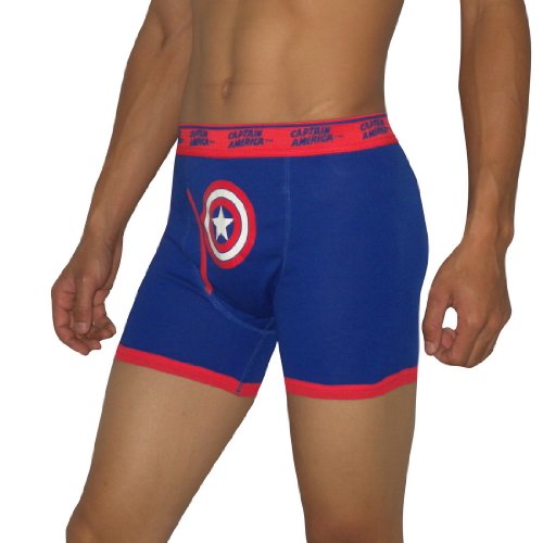 Herren Marvel Comics CAPTAIN AMERICA Fitted Functional 