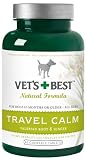 Veterinarian’s Best Relaxed Dog Travel Calm Formula Chewable Tablets, 40 Count