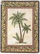 Paradise Palms Palm Tree Trees Cotton Tapestry Throw Blanket