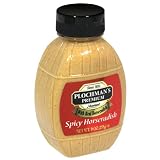 Plochman Spicy Horseradish Mustard, 9-Ounce Squeeze Bottles (Pack of 6)