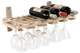 JK Adams Stemware and Wine Bottle Rack