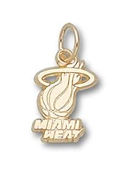 Miami Heat Pendant - 10k Gold Team Logo