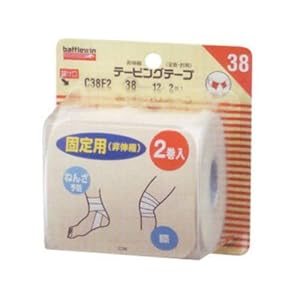 【クリックで詳細表示】Amazon.co.jp：ニチバン バトルウィンテーピングテープ 非伸縮タイプ 38mm幅 12m巻き 2巻入り：ドラッグストア