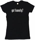 got hannity? Women's Babydoll Petite Fit Tee Shirt in 6 Colors Small thru XL