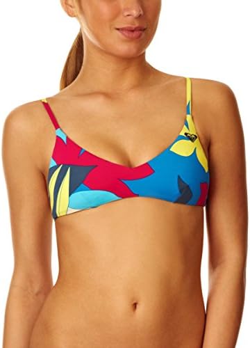 Roxy Women's Flora Paradiso Seamless Tri Bikini X-Large Pbl Flora Parad