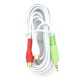 3.5mm to Stereo-RCA Female Cable - 12 ft.