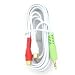 3.5mm to Stereo-RCA Female Cable - 12 ft.