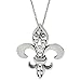Sterling Silver Fleur De Lis Necklace