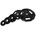 CAP Barbell 12-Sided Rubber Olympic Grip Weight Plates, Black, Single, 2.5 Pound