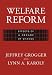 Welfare Reform : Effects of a Decade of Change