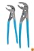 Channellock GLS-1 Griplock 9-1/2-Inch and 12-Inch Tongue and Groove Plier Set, 2-Piece