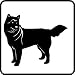 Alaskan Malamute Dog Car Decal Wall Sticker Graphics Art, 22