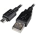 Cables Unlimited USB Micro B Cable for Blackberry Storm, Bold and New Tour (3 Meter, Black)