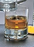 GALAXY COLLECTION 11 OUNCE ENCASED BUBBLE ROCK GLASSES