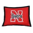 Nebraska Printed Pillow Sham - Nebraska Cornhuskers