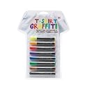 T-Shirt Graffiti Pens - 8 Permanent Fabric Markers