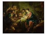 The Adoration of the Shepherds, 1725 Giclee Poster Print by Jean Francois de Troy, 24x18