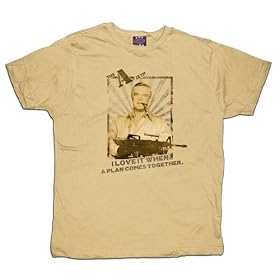 The A-Team Hannibal Plan Together Khaki T-shirt Tee
