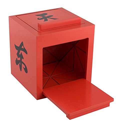 The Mandarin Mirror Box RED Disappearing Magic Trick Arts