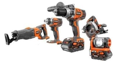 Factory-Reconditioned Ridgid ZRR9651 5-Piece 18V X4 Cordless Combo Kit