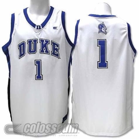 Buy Men's Duke Blue Devils 'Endline' White Basketball Jersey