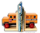 Montgomery Schoolhouse School bus bookends