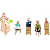 Luca and Company Little Helper FunPod Highchair, Natural