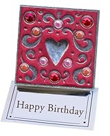 Rose Gem Heart Clip Magnet