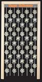 Glow-in-the-Dark Plastic Spider Curtain - 78