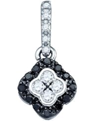 0.29CTW BLACK DIAMOND FASHION PENDANT