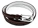 Belle Donne - Women's Solid Color Leather Skinny Hip / Waist Dress Belt 3/4 Wide