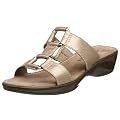 Bandolino Women's Kaster Slide Sandal,Copper Leather,6.5 M US