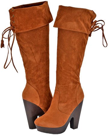 Bamboo Brandice-05 Chestnut Women Fashion Boots