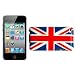 Union Jack British Flag Hard Case / Cover / Shell for Apple iPod Touch 4 / 4G / 4th Gen