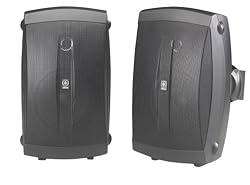 Yamaha NS-AW150BL 2-Way Indoor/Outdoor Speakers (Pair, Black)