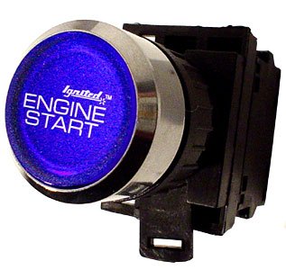 Ignited Performance IGN2001B Dark Blue Lighted Start Button