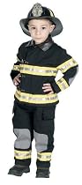 Medium (4/6)/Junior Firefighter Costume with Helmet