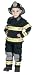 Aeromax FFB-46 Junior Fire Fighter Suit size 4/6 - Black
