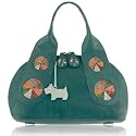Radley Yoban Small Grab Bowling Handbag, Green