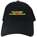 Baseball Cap Black " BEWARE OF THE Pomeranian " Dogs