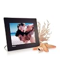 Philips SPF5008/10 Digitaler Bilderrahmen (20,3 cm (8 Zoll) Display, 4:3, 512 MB interner Speicher, Touch Frame, zwei Multislot-Cardreader CF/SD/MMC/xD/MS) schwarz