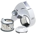 Zyliss All Cheese Grater, Fine and Course Drum Set, White