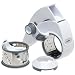 Zyliss All Cheese Grater, Fine and Coarse Drum Set, White