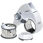 Zyliss All Cheese Grater, Fine and Course Drum Set, White