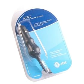 At&t Vehicle Power Charger for HTC TILT 8925 / 8100 / 2125