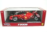 2008 Ferrari Formula One F1 #2 Felipe Massa diecast model race car 1:18 die cast by Hot Wheels - M0549