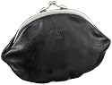 Maanii wallet 950560, Damen Portemonnaie, schwarz, (Black), 18x1x12