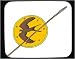Mouse Pad with Greece, lance, armour, Europe, armor, shield, art, design, spear, shaft, weapon, bird